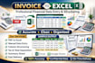 convert invoice PDF to excel