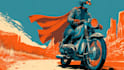 create cool retro comic art design illustration