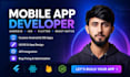 develop a custom flutter app for android and ios