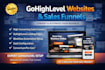 build converting go high level websites and sales funnels