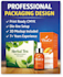 design packaging materials, visiting card, brochure, boxs