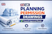 do draw UK planning permission and permit drawings