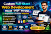 expert in react node vue PHP mern I build responsive full stack web applications