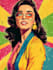 make your  unique colorful wpap pop art illustration