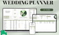 design wedding planners spreadsheet wedding google sheet event planner trackers