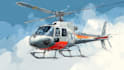 draw aircraft, helicopter, airplane into a vector