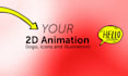 animate your logo or a custom 2d animations