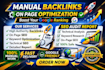 create high quality manual backlinks for seo