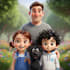 create custom 3d pixar style character and animation