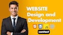 code professional custom websites in HTML, javascript, react, tailwindcss, css