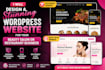 do a wordpress website for beauty salon, restaurant, gym, or local business