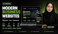 build a modern responsive business website or landing page