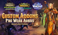 create custom world of warcraft addons