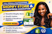 design shopify store shopify update shopify migration and wordpress migration