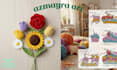 write a custom crochet flower pattern from your any image