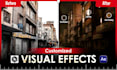 do hollywood style vfx compositing and cgi effects