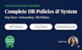 create HR policies, onboarding system and org chart for your startup