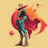 superhero character for comics