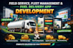 develop field service, fleet management app, fuel delivery, logistics app