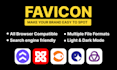 custom favicon and saas website app icon design