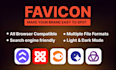 custom favicon and saas website app icon design