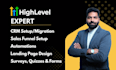 set up gohighlevel CRM, funnels and automation