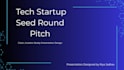 design clean professional pitch deck presentation in canva