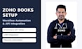 do zoho books setup, workflow automation and API integration