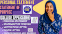 edit personal statement, college application essay and statement of purpose