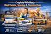build real estate realtor cleaning construction website with idx mls integration