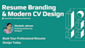 design a creative and professional resume CV