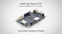 design high speed hdmi pcb with differential pair and impedance control