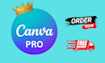 provide canva pro for 1year