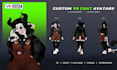 create a custom vrchat, furry and vtuber avatar model