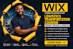 design logistic website trucking courier dispatch freight transport wix website