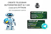 create telegram automated bot in 1day code with python bot telegram bot crypto