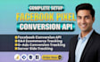 setup facebook pixel, meta conversion API and server side tracking