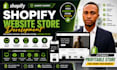 design redesign or customize your shopify store dropshipping website store