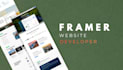 create framer website, webflow website, framer landing page as webflow developer