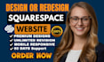 develop squarespace website design, redesign squarespace and custom squarespace
