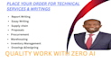 do research supply chain, inventory planning, forecasting tasks, and procurement