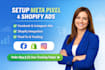 create high converting facebook ads campaign and shopify pixel integration
