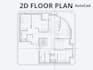 draw clean and professional 2d floor plans in autocad