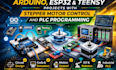 do arduino esp32 teensy stepper motor controlling and plc programming