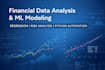 financial data analysis, regression modeling, python automation