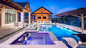3d landscape rendering for backyard landscape design, 3d pergola, pool design
