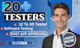 provide 12 testers or 20 app testers closed testing google play console testing