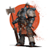 warhammer illustration based on your description