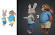 design 3d character and cartoon model in blender