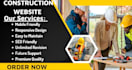 design construction website, handyman website, hvac website, cleaning website